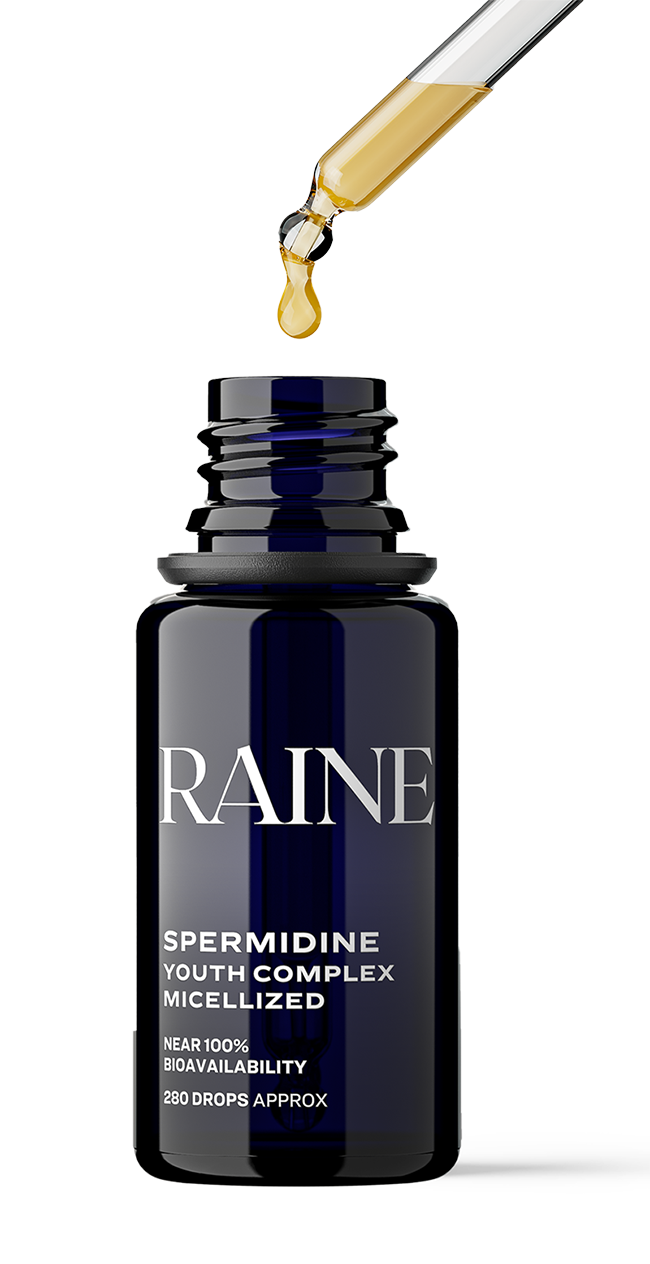 Activate Cellular Renewal and youth with RAINE's Spermidine, inspired by <span>Nobel Prize-Winning</span>* Science.